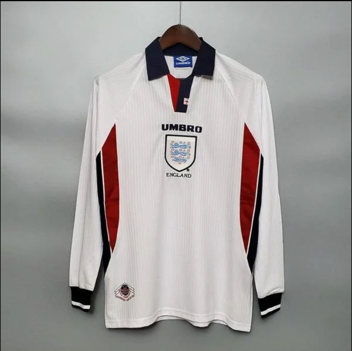 England 1998 Home Jersey - Long Sleeve