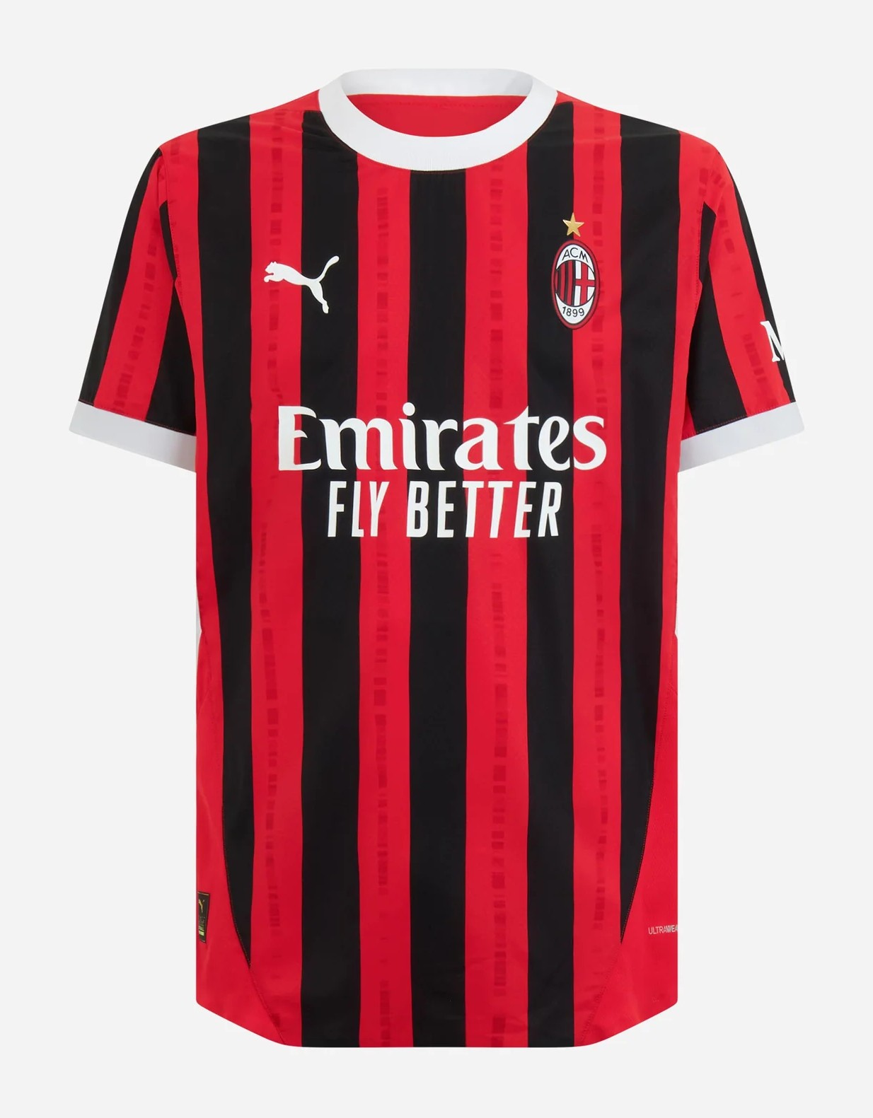 Associazione Calcio Milan 24/25 Home Jersey  - Player Version
